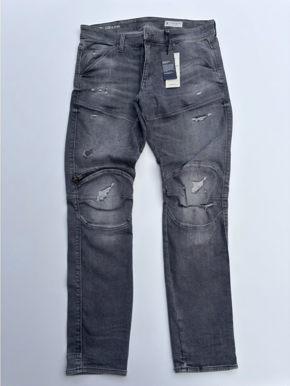 NWT G-Star RAW 5620 3D Zip Knee Skinny Restored Jeans 34x32